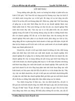 Kế toán doanh thu, chi phí và xác định kết quả sản xuất kinh doanh tại Công ty Du lịch và Thương mại Tổng hợp Thăng Long