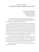 Du lịch học,định hướng và phát triển