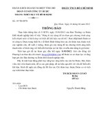 Thông báo Đăng kí xây dựng đề án tham gia chương trình sáng kiến thanh niên về thích ứng với biến đổi khí hậu của đô thị