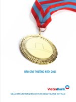Báo cáo thường niên 2011 vietinbank