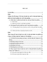 kế toán chi phí sản xuất và tính giá thành sản phẩm tại công ty vật liệu chịu lửa Viglacera Cầu Đuống - Nghiệp vụ