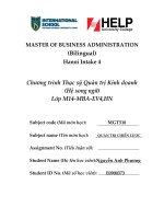 Phân tích và đề xuất chiến lược kinh doanh cho công ty cổ phần someco sông đà