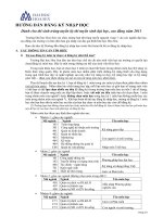 Hướng dẫn đăng kí nhập học