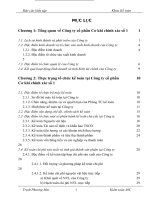 Thực trạng tổ chức kế toán tại Công ty cổ phần Cơ khí chính xác số 1