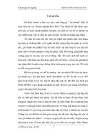 Kế toán tập hợp chi phí (chi phí sản xuất) và tính giá thành sản phẩm ở Công ty khách sạn du lịch Thắng Lợi