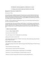 Tờ trình xin ý kiến công ty cổ phần oseven