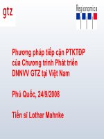 Phương pháp tiếp cận PTKTĐP của chương trình phát triển doanh nghiệp tại việt nam