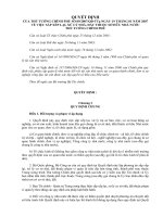 Quyết định về việc sắp xếp lại, xử lí nhà, đất thuộc sở hữu nhà nước