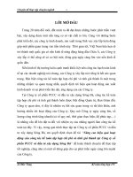 Công tác kế toán tập hợp chi phi (chi phí sản xuất) và tính giá thành (giá thành sản phẩm) tại Công ty cổ phần PCCC và đầu tư xây dựng Sông Đà