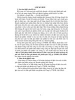 Một số giải pháp nhằm hoàn thiện tổ chức công tác Kế toán tập hợp chi phí sản xuất & tính giá thành sản phẩm tại Công ty TNHH Anh Minh