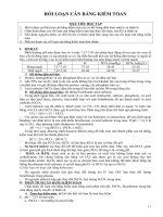 Rối loạn cân bằng kiểm toán