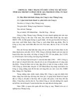 Thực trạng và một số giải pháp nhằm hoàn thiện công tác kế toán tính giá thành và phân tích giá thành ở Công ty May Thăng Long