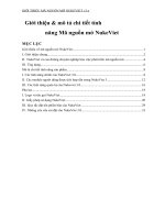 Giới thiệu và mô tả chi tiết tính năng mã nguồn mở Nuke Viet