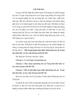 Một số giải pháp hoàn thiện Marketing mix tại Trung tâm khai thác và sản xuất chương trình Hà Nội