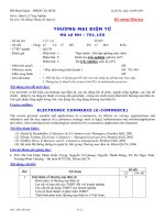 THƯƠNG MẠI ĐIỆN TỬ