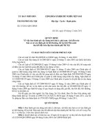 Quyết định Về việc ban hành giá xây dựng mới nhà ở, nhà tạm, vật kiến trúc