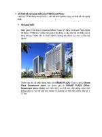 Về thiết kế nội ngoại thất của TTTM Grand Plaza