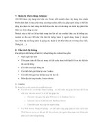 Quản lý chức năng, module