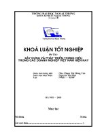 Xây dựng và phát triển thương hiệu trong các Doanh nghiệp Việt Nam hiện nay