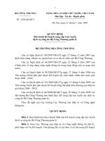 Quyết định Ban hành Kế hoạch cung cấp trực tuyến dịch vụ công do Bộ công thương quản lí