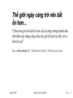 Rủi ro và các công cụ phòng ngừa rủi ro