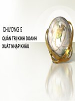 Quản trị kinh doanh xuất nhập khẩu
