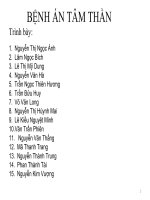 Bệnh án tâm thần