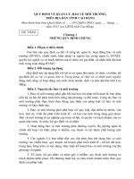 Quy định về quản lí, bảo vệ môi trường trên địa bàn tỉnh cao bằng