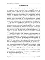 Hoàn thiện kế toán nguyên vật liệu tại Công ty cổ phần Sông Đà Thăng Long