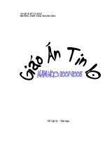 Giáo án tin 10