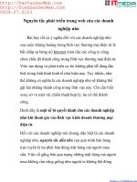 Nguyên tắc phát triển trang web của các doanh nghiệp nhỏ