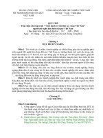 QUY CHẾ Thực hiện chương trình “ Vinh danh trí tuệ Bàn tay vàng Việt Nam” ngành mỹ nghệ kim hoàn đá quý Việt Nam