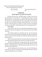 Tổ chức Hội thi “Tôi yêu Hà Nội” năm 2012