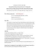 kế hoạch tổ chức thực hiện chương trình Giảm ùn tắc giao thông giai đoạn 2011-2015, tầm nhìn đến năm 2020