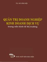 Quản trị doanh nghiệp kinh doanh dịch vụ