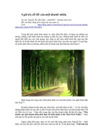 4 giá trị cốt lõi của một doanh nhân