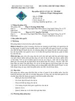 Học phần quản lí dự án tin học