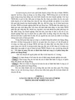 Tổ chức kế toán tài sản cố định hữu hình tại Công ty cổ phần bóng đèn phích nước Rạng Đông