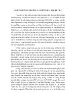 KHỦNG HOẢNG NỢ CÔNG VÀ NHỮNG BÀI HỌC RÚT RA