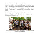 Xem người Đức giáo dục về môi trường cho trẻ nhỏ