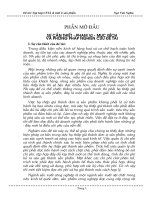 Một số vấn đề về kế toán tập hợp chi phí sản xuất và tính giá thành sản phẩm đá xây dựng ở Xí nghiệp xây lắp Sản xuất kinh doanh vật liệu Sông Đà 201