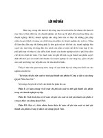 Kế toán chi phí sản xuất và tính giá thành sản phẩm ở Công ty đầu tư xây dựng Quyết Tiến - Lào Cai