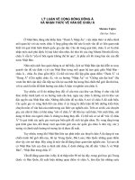 Lý luận về cộng đồng đông á và nhận thức về vấn đề châu á