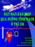 Đặt máy tạo nhịp qua đường tĩnh mạch ở trẻ em
