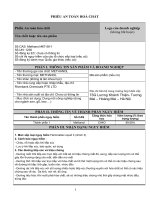 Phiếu an toàn hóa chất