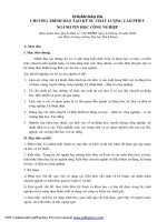 Chuẩn đầu ra chương trình đào tạo kỹ sư chất lượng cao PFIEV ngành tin học công nghiệp