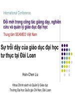 Sự trỗi dậy của giáo dục đại học tư thục ở Đài loan