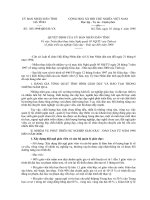 Quyết định về triển khai sự nghiệp Giáo dục- đào tạo đến năm 2000