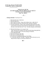 Nội dung ra đề thi kỳ thi Olymlic truyền thống 30-4 lần thứ XV