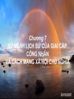 Chương sứ mệnh lịch sử của giai cấp coog nhân